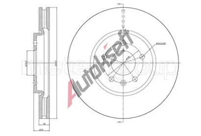METELLI Brzdov kotou MT 23-1436C, 23-1436C