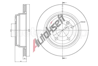 METELLI Brzdový kotouč - 300 mm MT 23-1453C, 23-1453C METELLI Brzdový kotouč - 300 mm MT 23-1453C, 23-1453C