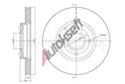 METELLI Brzdový kotouč - 278 mm MT 23-1490C, 23-1490C  METELLI Brzdový kotouč - 278 mm MT 23-1490C, 23-1490C
