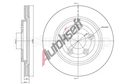 METELLI Brzdov kotou MT 23-1492C, 23-1492C