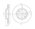 Brzdov kotou METELLI ‐ MT 23-1504C