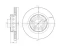 Brzdov kotou METELLI ‐ MT 23-1517C