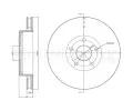 Brzdov kotou METELLI ‐ MT 23-1560C