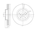 METELLI Brzdov kotou - 316 mm ‐ MT 23-1646C