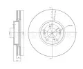 Brzdov kotou METELLI ‐ MT 23-1686C
