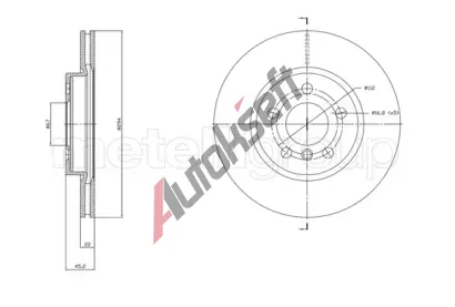 METELLI Brzdov kotou - 294 mm MT 23-1772C, 23-1772C