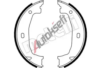METELLI Sada brzdovch elist parkovac brzdy MT 53-0018, 53-0018