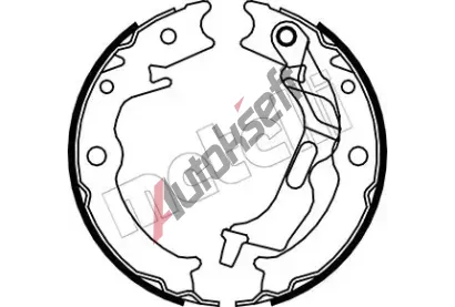 METELLI Sada brzdovch elist parkovac brzdy MT 53-0052, 53-0052