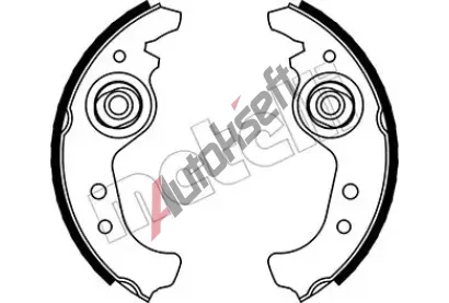 METELLI Sada brzdovch elist MT 53-0063, 53-0063