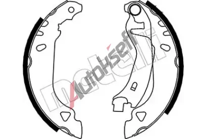 METELLI Sada brzdovch elist MT 53-0066, 53-0066