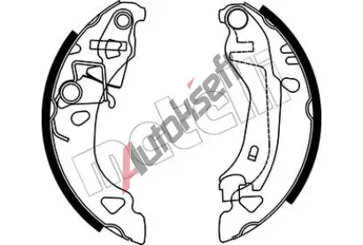 METELLI Sada brzdovch elist MT 53-0070, 53-0070