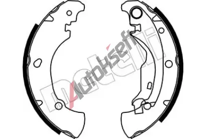 METELLI Sada brzdovch elist MT 53-0076, 53-0076