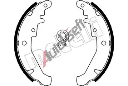 METELLI Sada brzdovch elist MT 53-0078, 53-0078