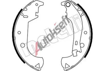 METELLI Sada brzdovch elist MT 53-0081Y, 53-0081Y