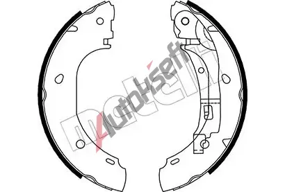 METELLI Sada brzdových čelistí MT 53-0082, 53-0082 METELLI Sada brzdových čelistí MT 53-0082, 53-0082