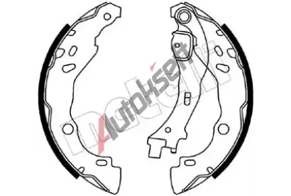 METELLI Sada brzdovch elist MT 53-0085, 53-0085