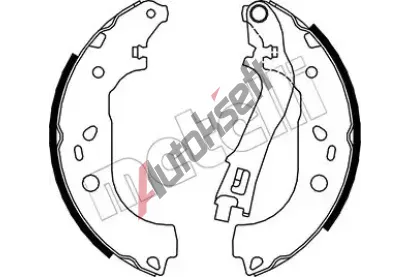 METELLI Sada brzdovch elist MT 53-0088, 53-0088