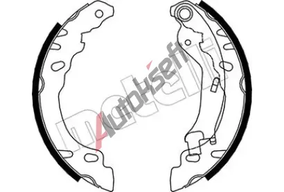 METELLI Sada brzdovch elist MT 53-0090, 53-0090