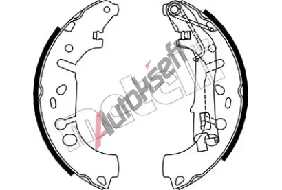 METELLI Sada brzdovch elist MT 53-0093, 53-0093