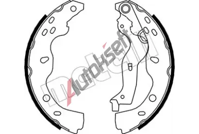 METELLI Sada brzdových čelistí MT 53-0096, 53-0096 METELLI Sada brzdových čelistí MT 53-0096, 53-0096