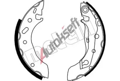 METELLI Sada brzdovch elist MT 53-0128, 53-0128