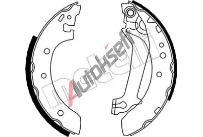 METELLI Sada brzdovch elist MT 53-0129, 53-0129