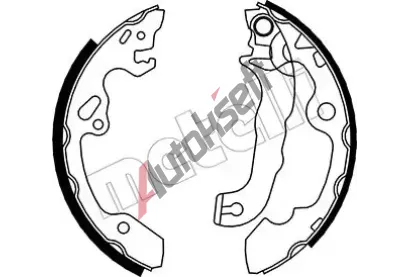 METELLI Sada brzdovch elist MT 53-0133, 53-0133