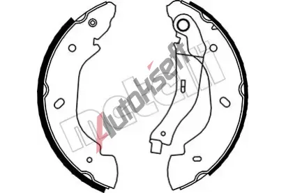 METELLI Sada brzdovch elist MT 53-0135, 53-0135