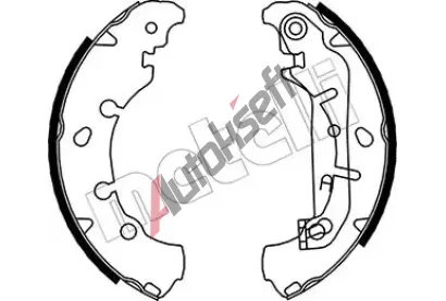 METELLI Sada brzdovch elist MT 53-0136, 53-0136