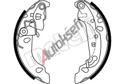 METELLI Sada brzdovch elist MT 53-0137, 53-0137