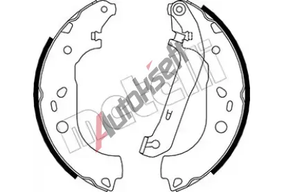 METELLI Sada brzdovch elist MT 53-0142, 53-0142