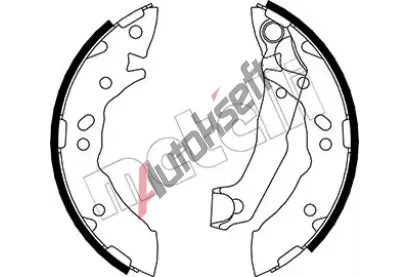 METELLI Sada brzdovch elist MT 53-0168, 53-0168