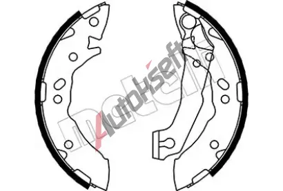 METELLI Sada brzdovch elist MT 53-0169, 53-0169