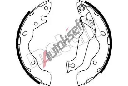 METELLI Sada brzdovch elist MT 53-0171, 53-0171