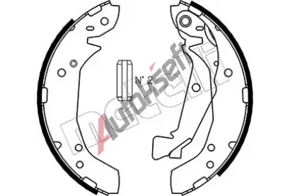 METELLI Sada brzdovch elist MT 53-0175, 53-0175