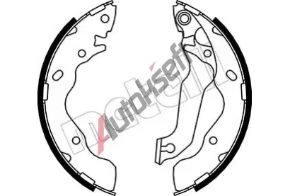 METELLI Sada brzdovch elist MT 53-0176, 53-0176