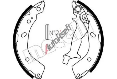 METELLI Sada brzdov�ch �elist� MT 53-0178, 53-0178