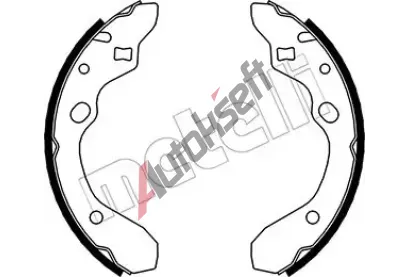 METELLI Sada brzdovch elist MT 53-0210, 53-0210