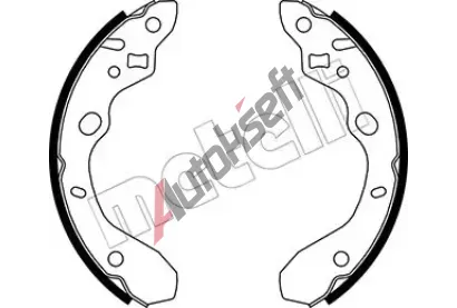 METELLI Sada brzdovch elist MT 53-0214, 53-0214