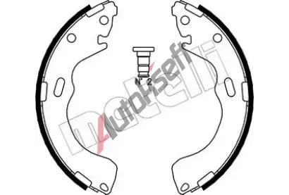 METELLI Sada brzdovch elist MT 53-0216, 53-0216
