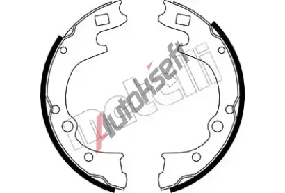 METELLI Sada brzdovch elist MT 53-0221, 53-0221