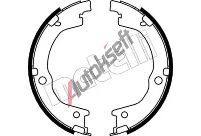 METELLI Sada brzdovch elist parkovac brzdy MT 53-0230, 53-0230