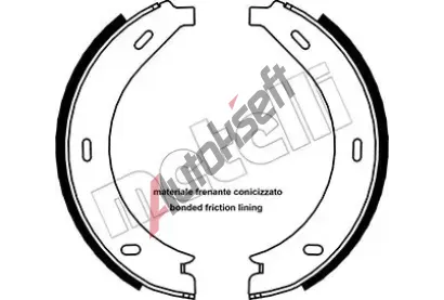 METELLI Sada brzdovch elist parkovac brzdy MT 53-0236, 53-0236