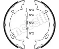 Sada brzdov�ch �elist� parkovac� brzdy&nbsp;METELLI&nbsp;&dash;&nbsp;MT 53-0242K