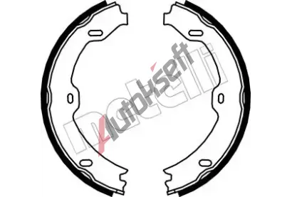 METELLI Sada brzdovch elist parkovac brzdy MT 53-0243, 53-0243