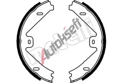 METELLI Sada brzdovch elist parkovac brzdy MT 53-0250, 53-0250