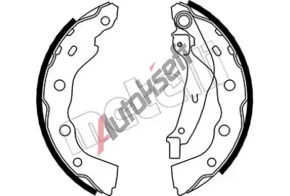 METELLI Sada brzdovch elist MT 53-0259, 53-0259