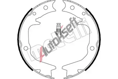 METELLI Sada brzdovch elist parkovac brzdy MT 53-0265, 53-0265