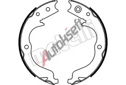 METELLI Sada brzdovch elist parkovac brzdy MT 53-0268, 53-0268