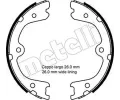 METELLI Sada brzdovch elist parkovac brzdy ‐ MT 53-0298